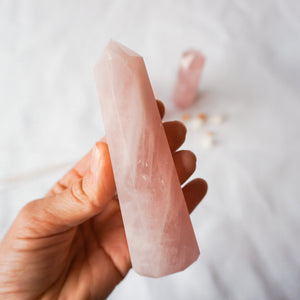 
                  
                    Load image into Gallery viewer, Rose Quartz Points
                  
                